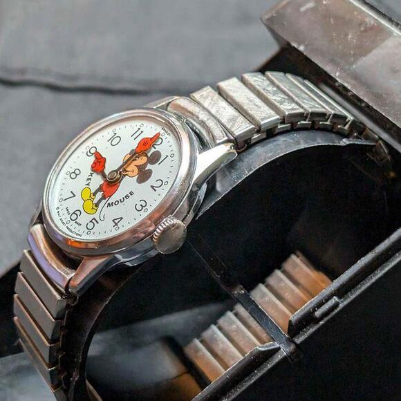 VTG Rare1960s Bradley Disney Mickey Mouse Swiss Made - Picture 4 of 6